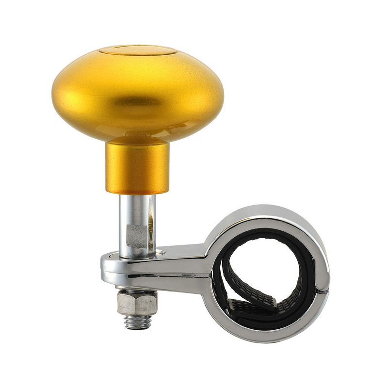 United Pacific Heavy Duty Steering Wheel Spinner Electric Yellow 70368