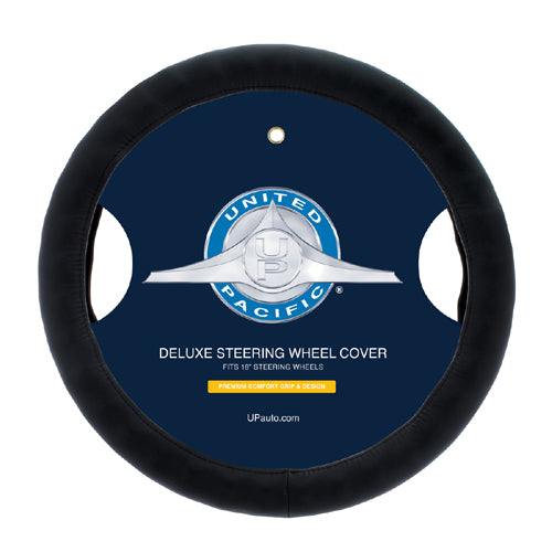 United Pacific Steering Wheel Cover 18" Black