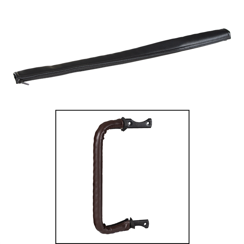 United Pacific 24" Driver Assist Grab Bar Cover Black Engineered Leather 70416