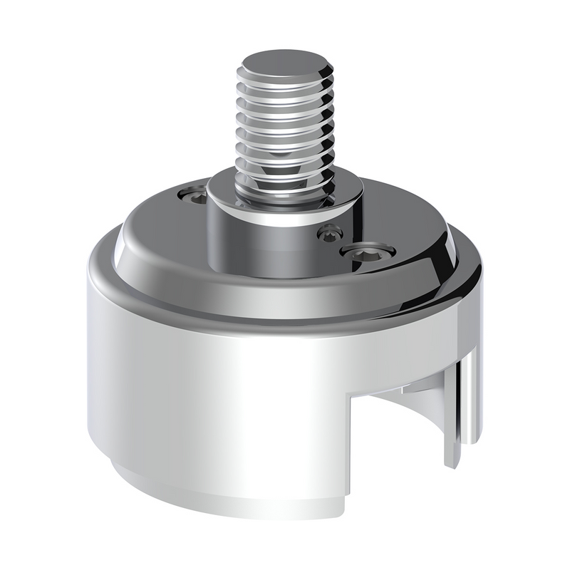 United Pacific 1/2"-13 Thread-On Shift Knob Mounting Adapter For Eaton Fuller Style 13/15/18 Shifter Chrome (Bulk) 70589B