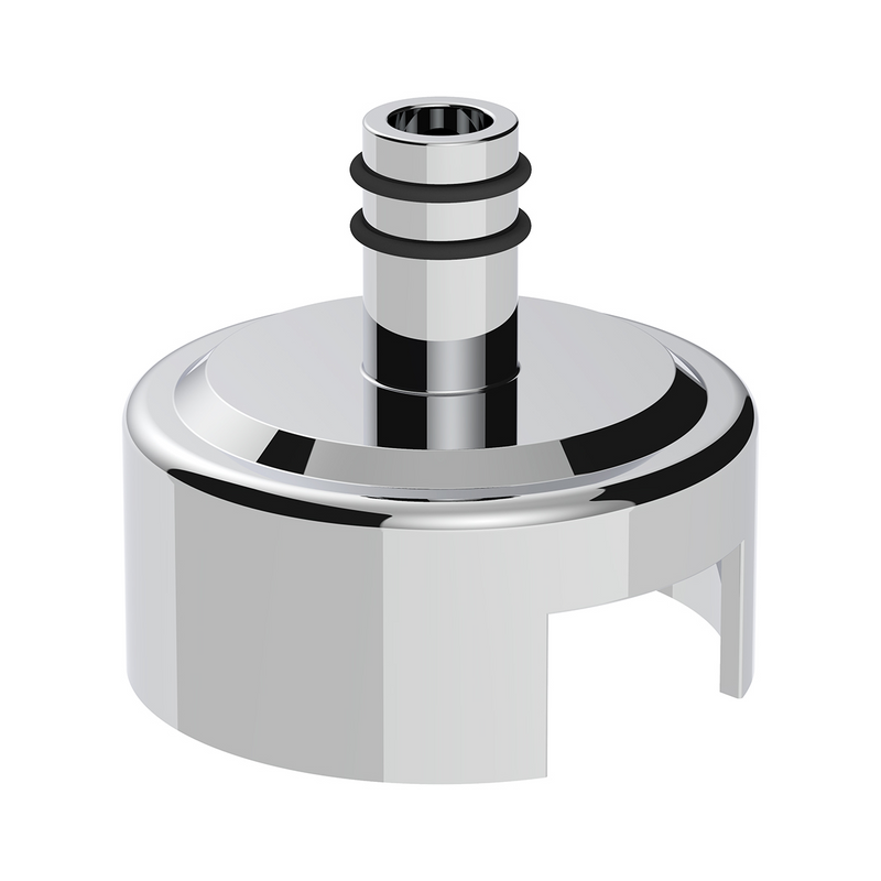 United Pacific 7/16" Top Gearshift Mounting Adapter For Eaton-Fuller 13/15/18 Speed Shifters Chrome (Bulk) 70603B