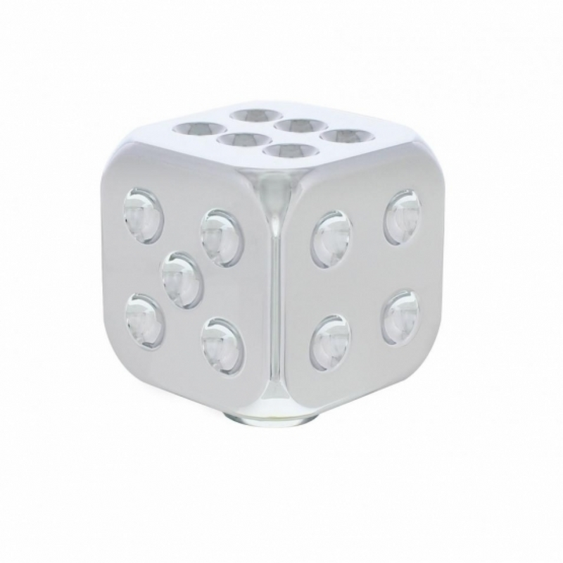 United Pacific Dice Shift Knob Chrome 70605
