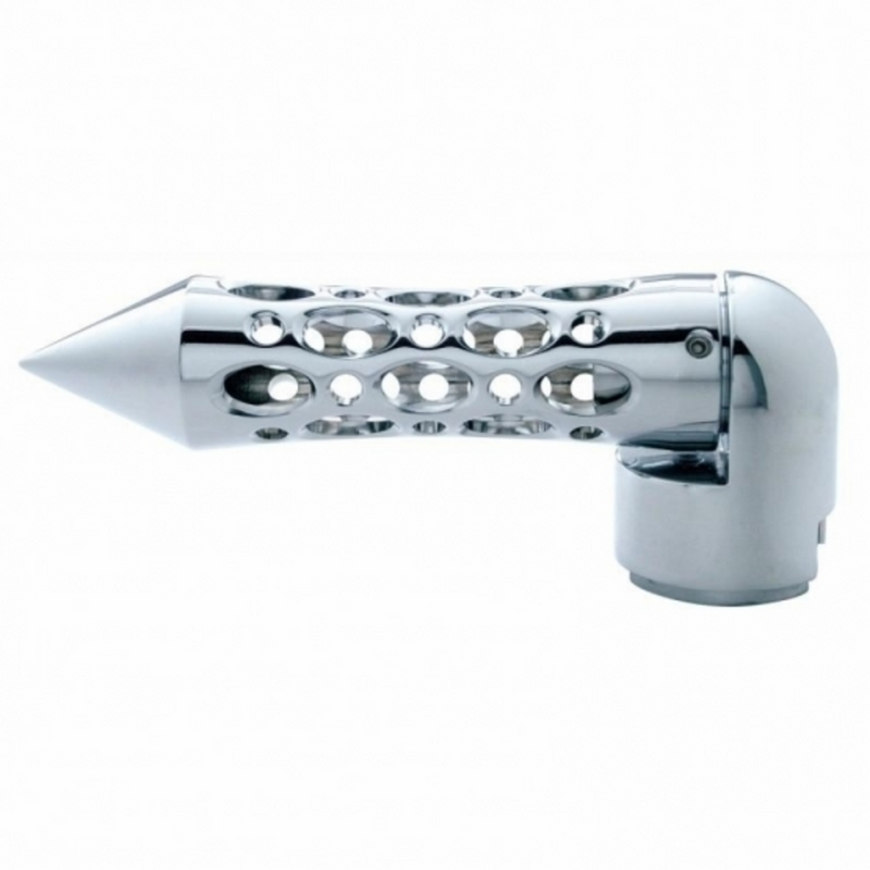 United Pacific Daytona Style Spike Gearshift Knob With 13/15/18 Speed Adapter Chrome/Horizontal 70607