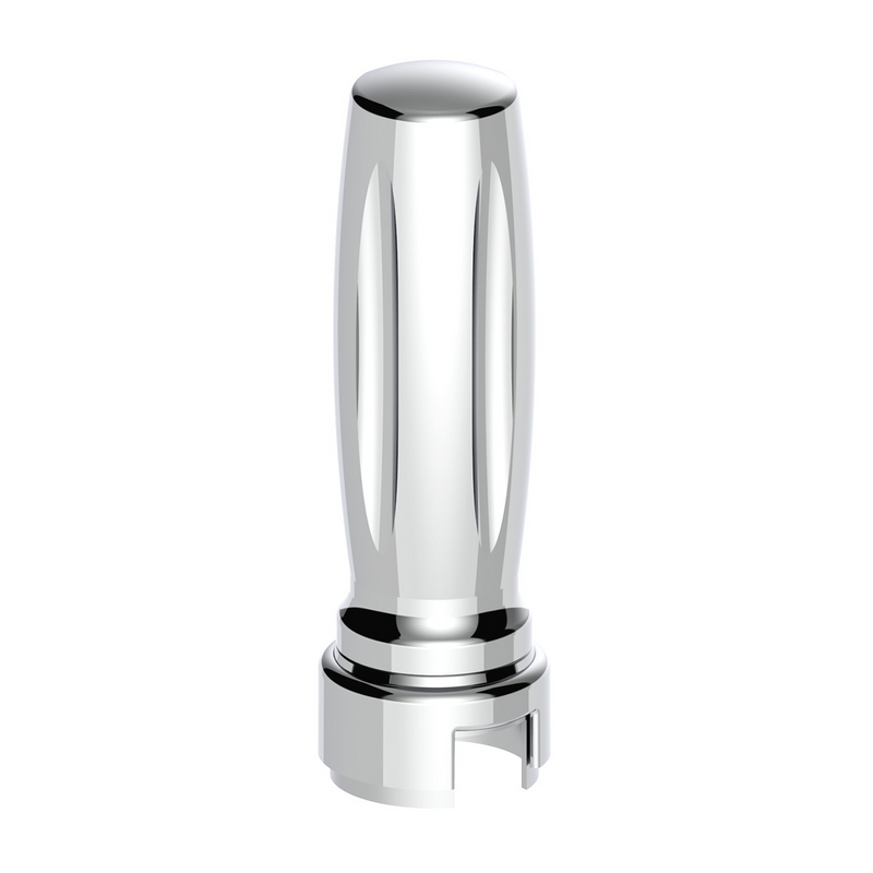 United Pacific M30X3.5 Thread-On Vegas Style Gearshift Knob With 13/15/18 Speed Adapter Chrome/Vertical 70610