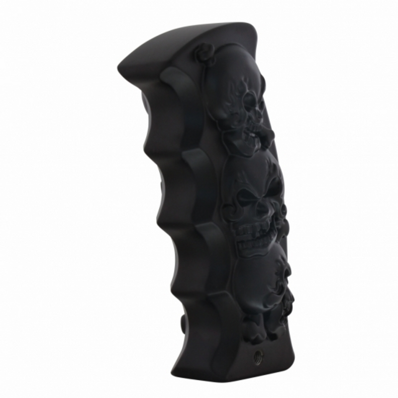 United Pacific Skulls Pistol Grip Gearshift Knob Black 70657