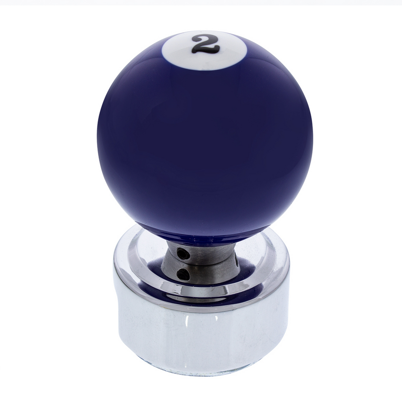 United Pacific Number 2 Pool Ball Gearshift Knob For 13/15/18 Speed Eaton Style Shifters 70688