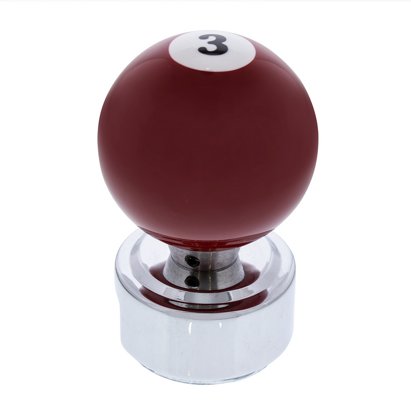 United Pacific Number 3 Pool Ball Gearshift Knob For 13/15/18 Speed Eaton Style Shifters 70689