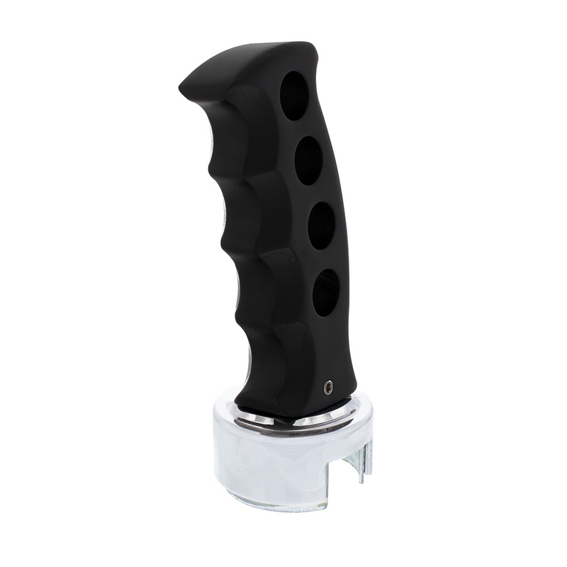 United Pacific Gatling Style Gearshift Knob With 13/15/18 Speed Adapter Black 70693
