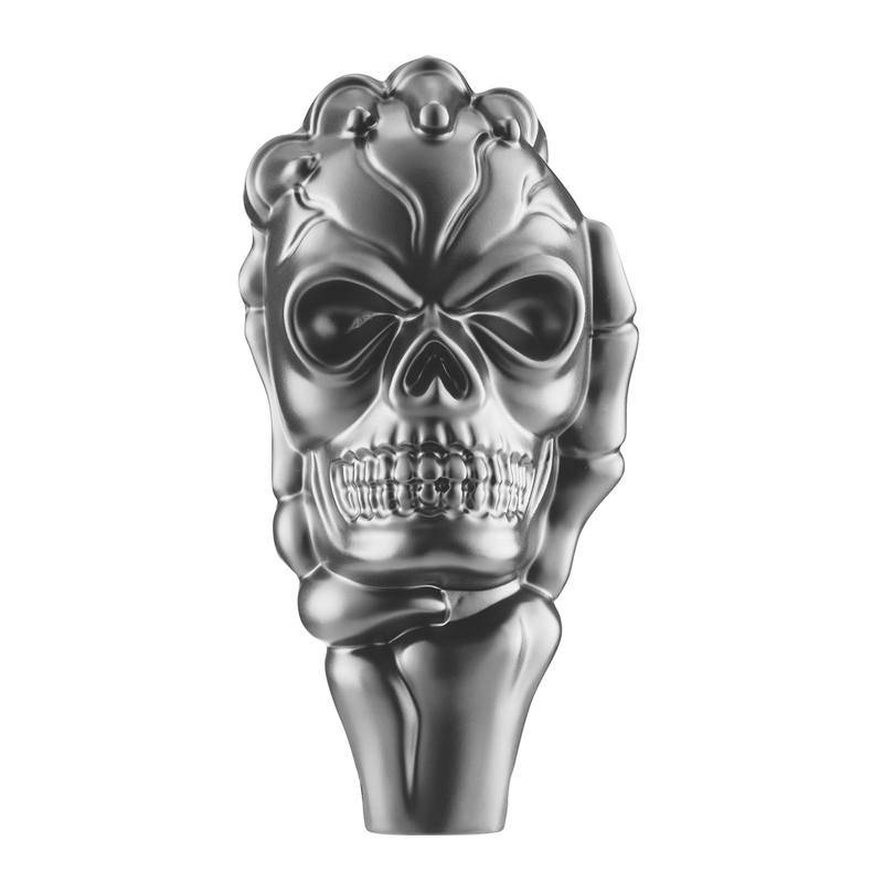 United Pacific Skull Gearshift Knob Black 70699