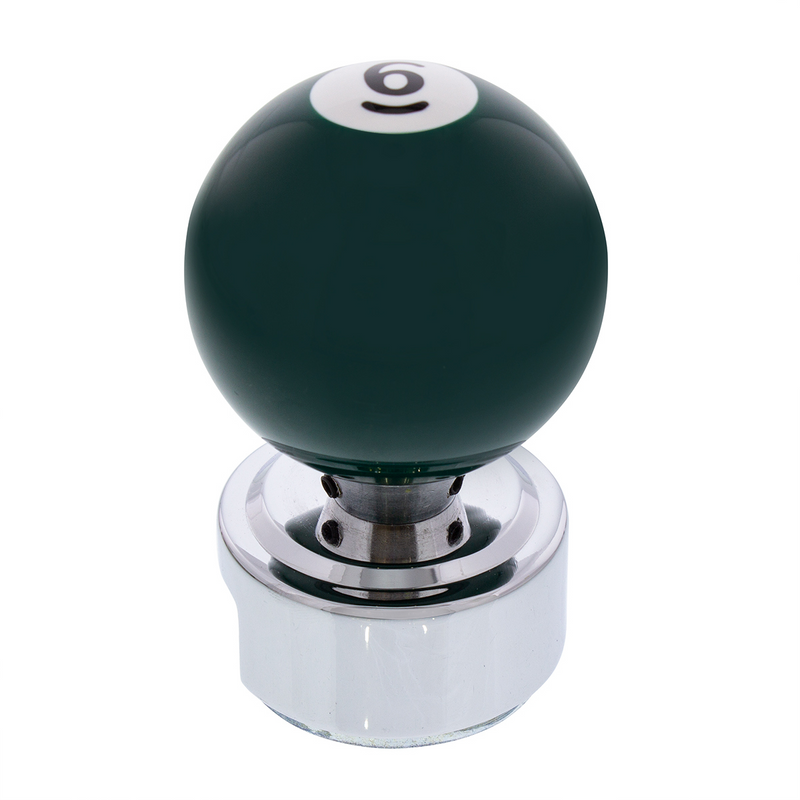 United Pacific Number 6 Pool Ball Gearshift Knob For 13/15/18 Speed Eaton Style Shifters 70767