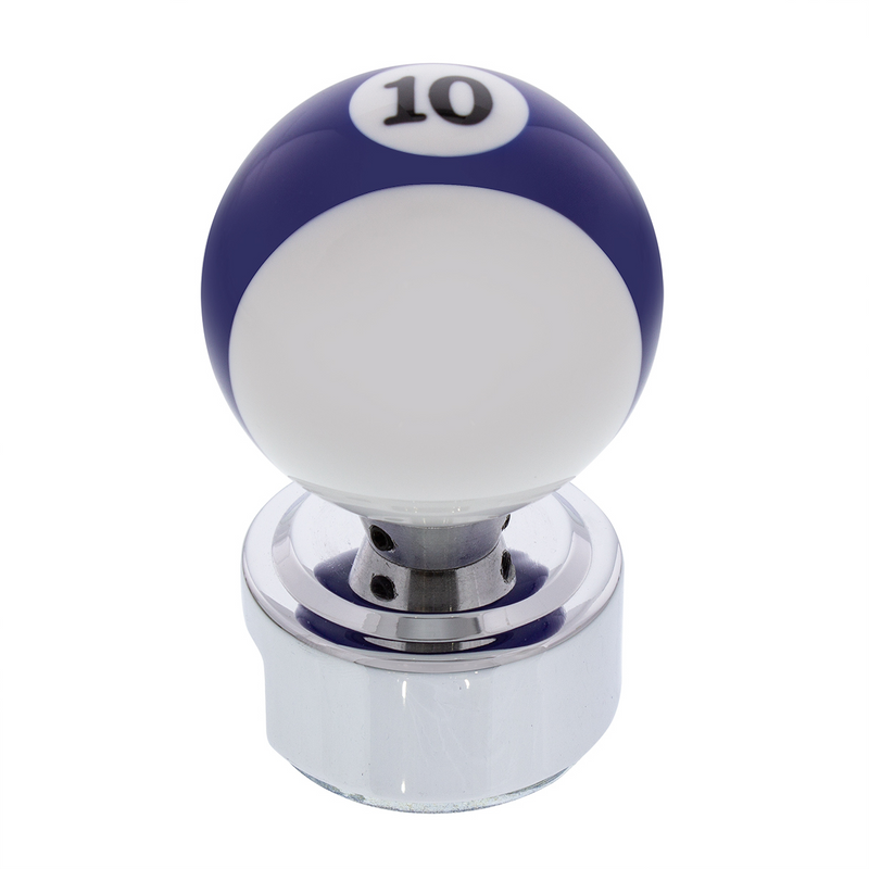 United Pacific Number 10 Pool Ball Gearshift Knob For 13/15/18 Speed Eaton Style Shifters 70770