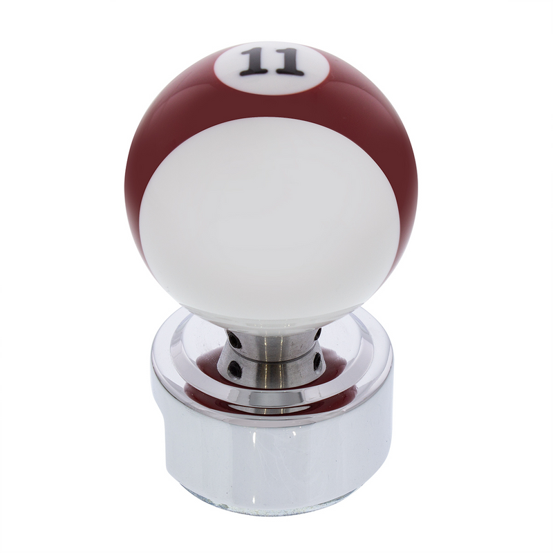 United Pacific Number 11 Pool Ball Gearshift Knob For 13/15/18 Speed Eaton Style Shifters 70771
