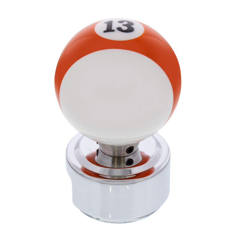 United Pacific Number 13 Pool Ball Gearshift Knob For 13/15/18 Speed Eaton Style Shifters 70773