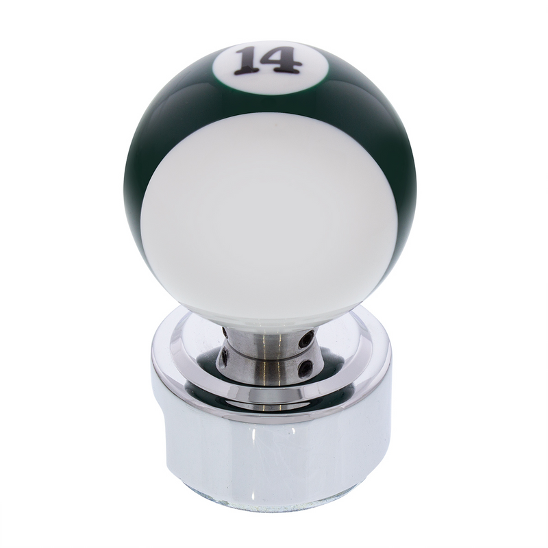 United Pacific Number 14 Pool Ball Gearshift Knob For 13/15/18 Speed Eaton Style Shifters 70774