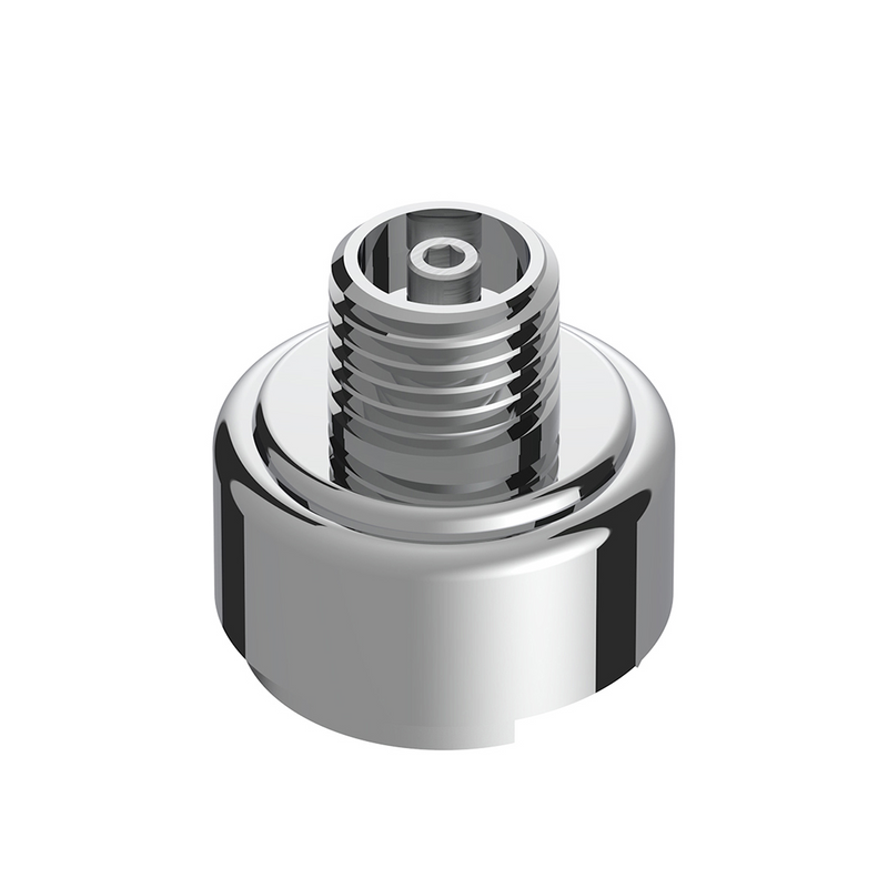 United Pacific M30X3.5 Thread-On Gearshift Knob Chrome Mounting Adapter For Eaton Fuller Style 9/10 Speed Vertical (Bulk) 70777B