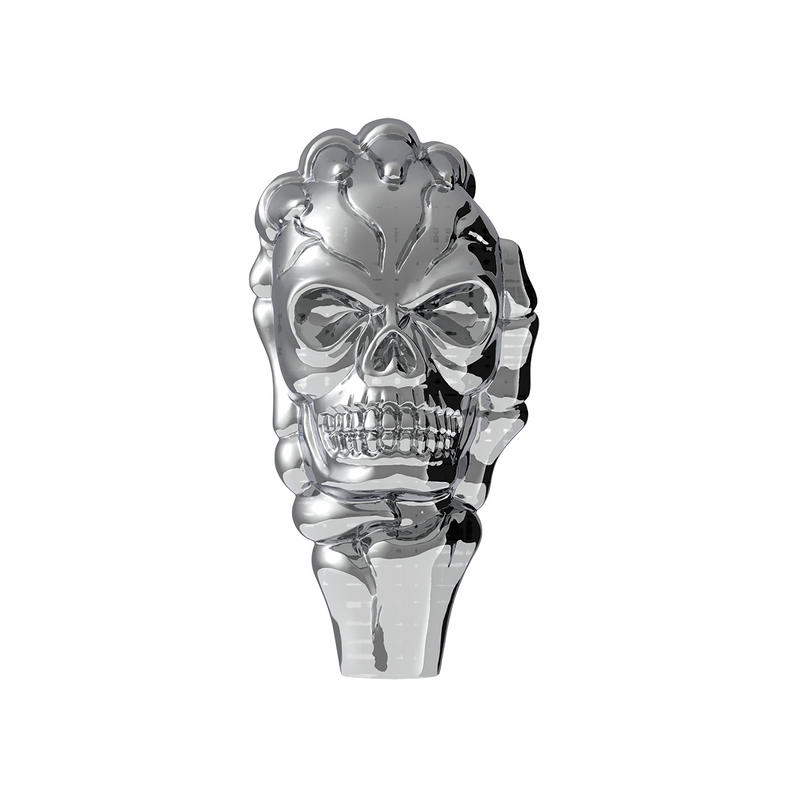 United Pacific 1/2"-13 Thread-On Skull Shift Knob Chrome (Bulk) 70782B