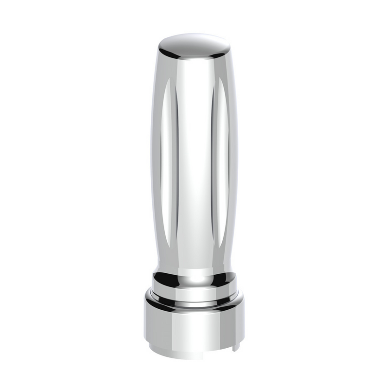 United Pacific M30X3.5 Thread-On Vegas Style Gearshift Knob With 9/10 Speed Adapter Chrome/Vertical 70786