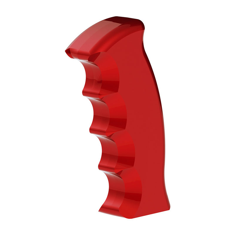 United Pacific Thread-On Pistol Grip Gearshift Knob Candy Red 70810B