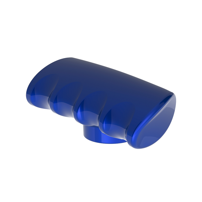 United Pacific Thread-On T-Shape Gearshift Knob Indigo Blue 70817B