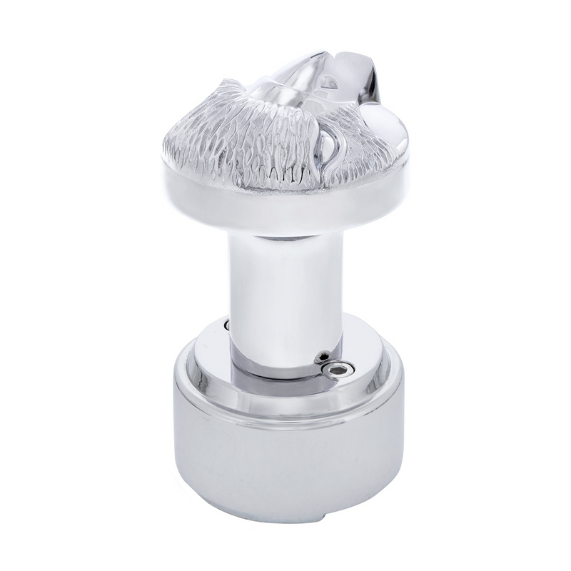 United Pacific Eagle Thread-On Shift Knob & Adapter For Eaton Fuller Style 9/10 Shifter Chrome 70823