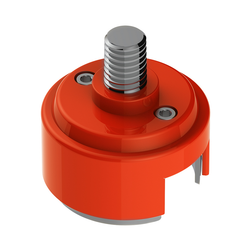 United Pacific 1/2"-13 Thread-On Shift Knob Mounting Adapter For Eaton Fuller Style 13/15/18 Shifter Cadmium Orange (Bulk) 70880B