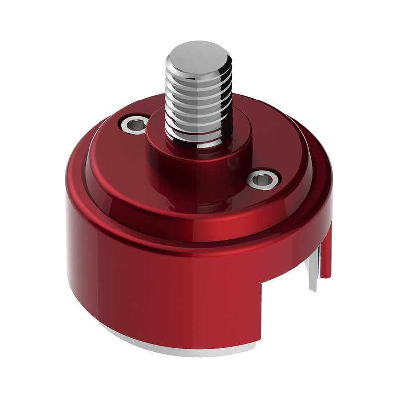 United Pacific 1/2"-13 Thread-On Shift Knob Mounting Adapter For Eaton Fuller Style 13/15/18 Shifter Candy Red (Bulk) 70883B