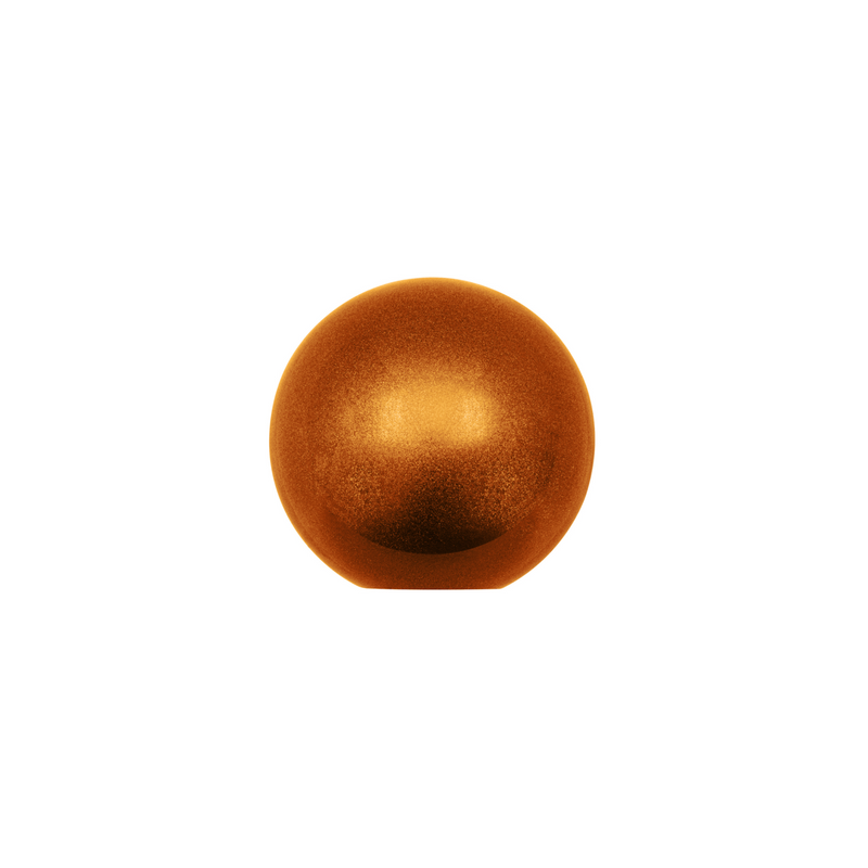 United Pacific 1/2"-13 Thread-On Bristol Style Gearshift Knob-Cadmium Orange 70903