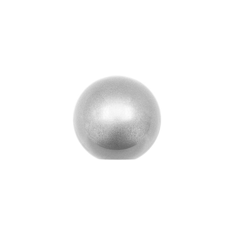 United Pacific 1/2"-13 Thread-On Bristol Style Gearshift Knob-Liquid Silver 70906