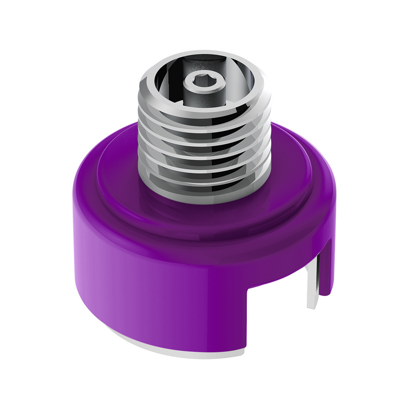 United Pacific M30X3.5 Thread-On Shift Knob Mounting Adapter For Eaton Fuller Style 13/15/18 Shifter Candy Purple 70928