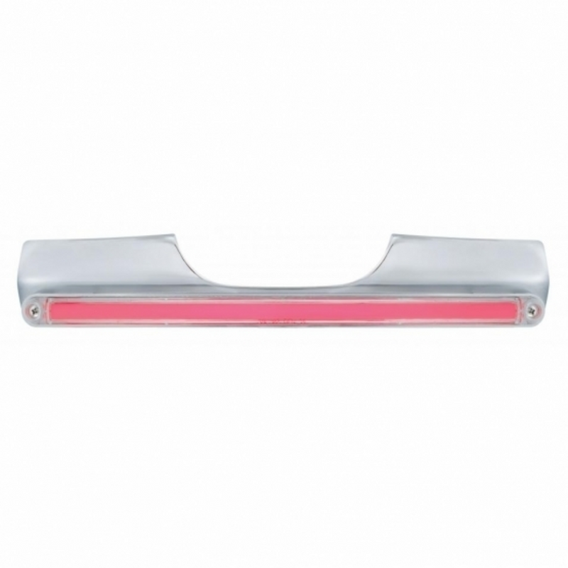 United Pacific Motorcycle Rear Signal Light Bar With 24 LED 12" GloLight Bar Red LED/Clear Lens 71007