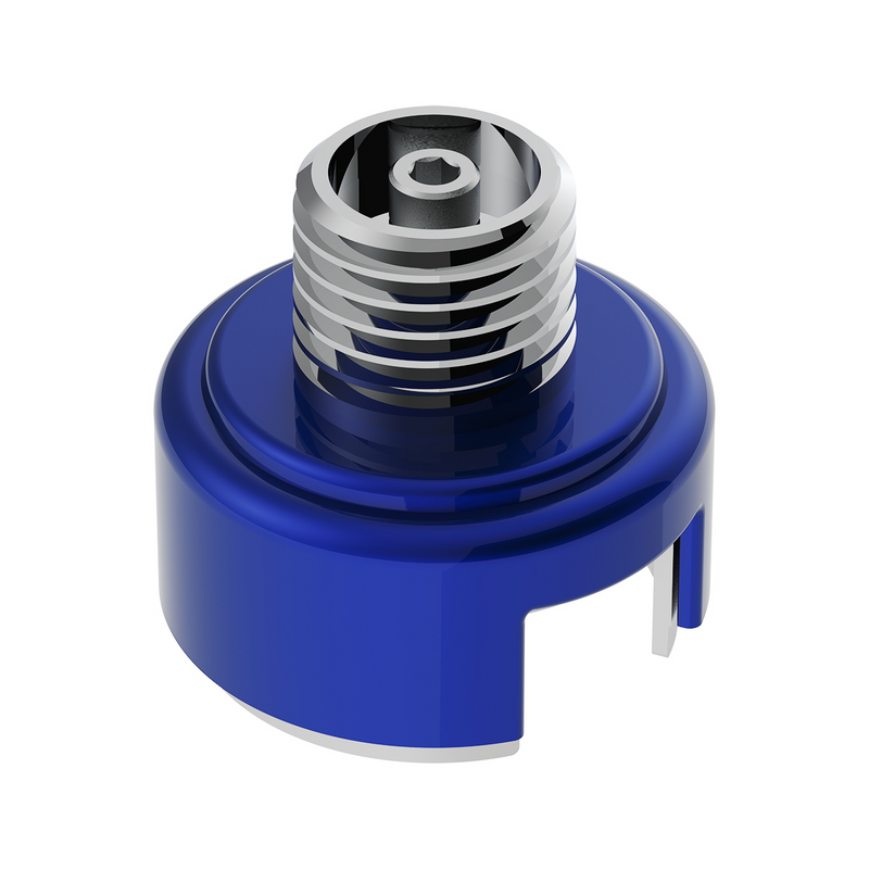 United Pacific M30X3.5 Thread-On Shift Knob Mounting Adapter For Eaton Fuller Style 13/15/18 Shifter Indigo Blue 71024
