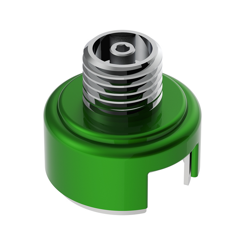 United Pacific M30X3.5 Thread-On Shift Knob Mounting Adapter For Eaton Fuller Style 13/15/18 Shifter Emerald Green 71025