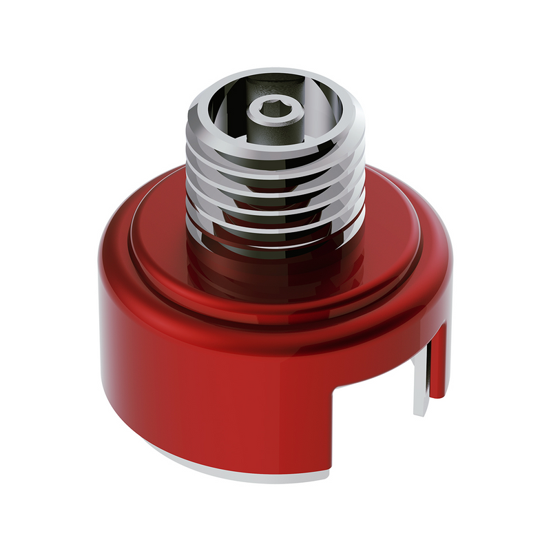 United Pacific M30X3.5 Thread-On Shift Knob Mounting Adapter For Eaton Fuller Style 13/15/18 Shifter Candy Red 71026