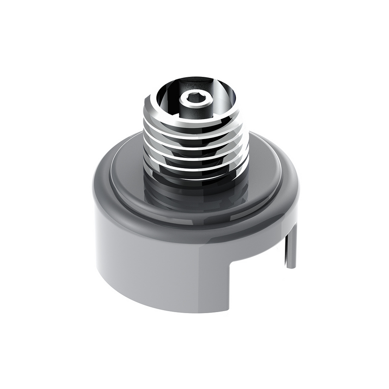 United Pacific M30X3.5 Thread-On Shift Knob Mounting Adapter For Eaton Fuller Style 13/15/18 Shifter Liquid Silver 71027