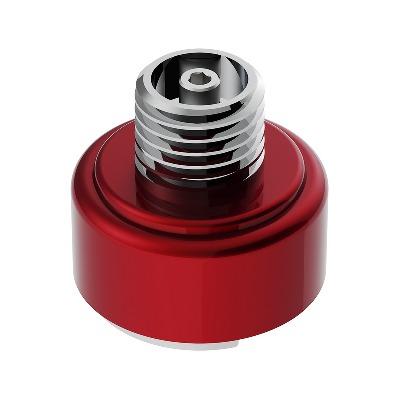 United Pacific M30X3.5 Thread-On Shift Knob Mounting Adapter For Eaton Fuller Style 9/10 Shifter Candy Red 71033
