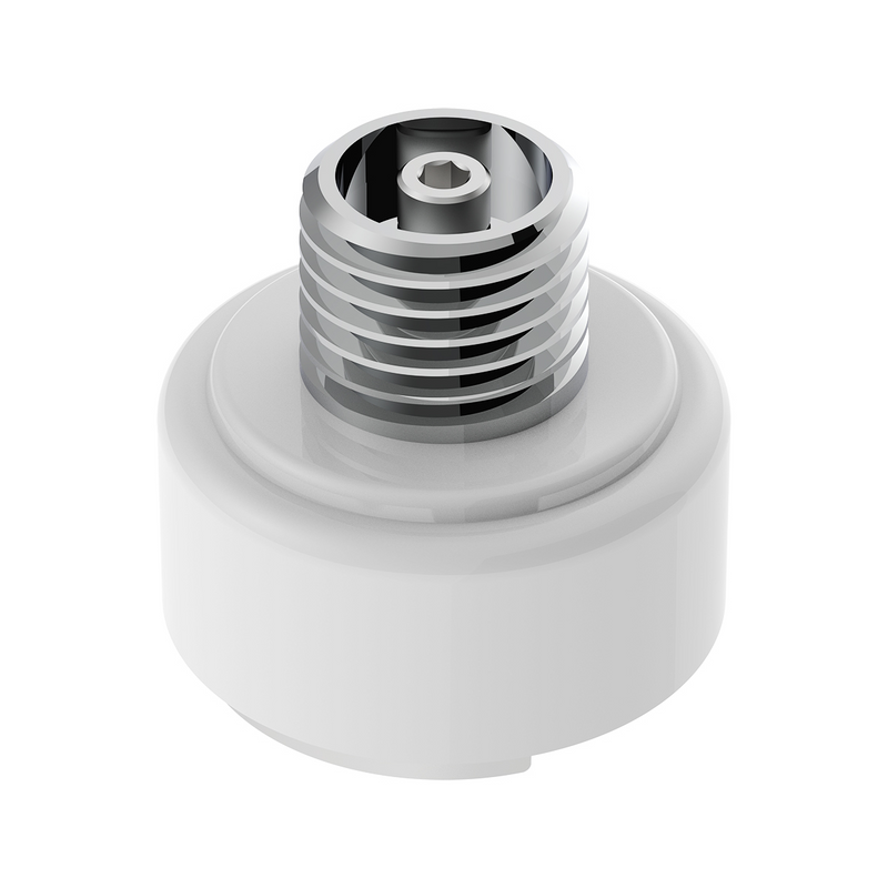 United Pacific M30X3.5 Thread-On Shift Knob Mounting Adapter For Eaton Fuller Style 9/10 Shifter Pearl White 71035