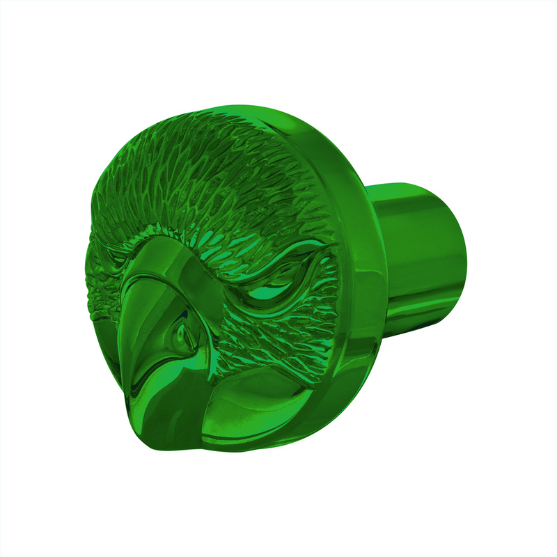 United Pacific Eagle Air Valve Knob Emerald Green 71046