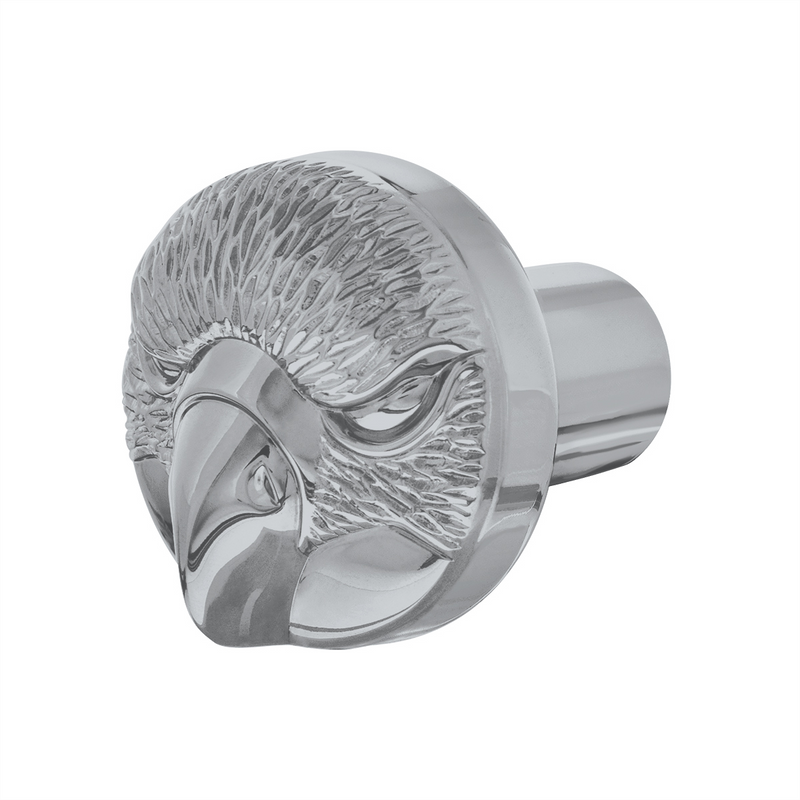 United Pacific Eagle Air Valve Knob Liquid Silver 71048
