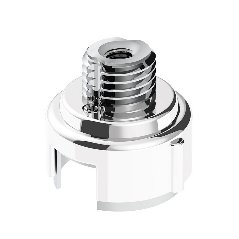 United Pacific M30X3.5 Thread-On Gearshift Adapter W/LED Mount For Eaton-Fuller 13/15/18 Speed-Pearl White 71056