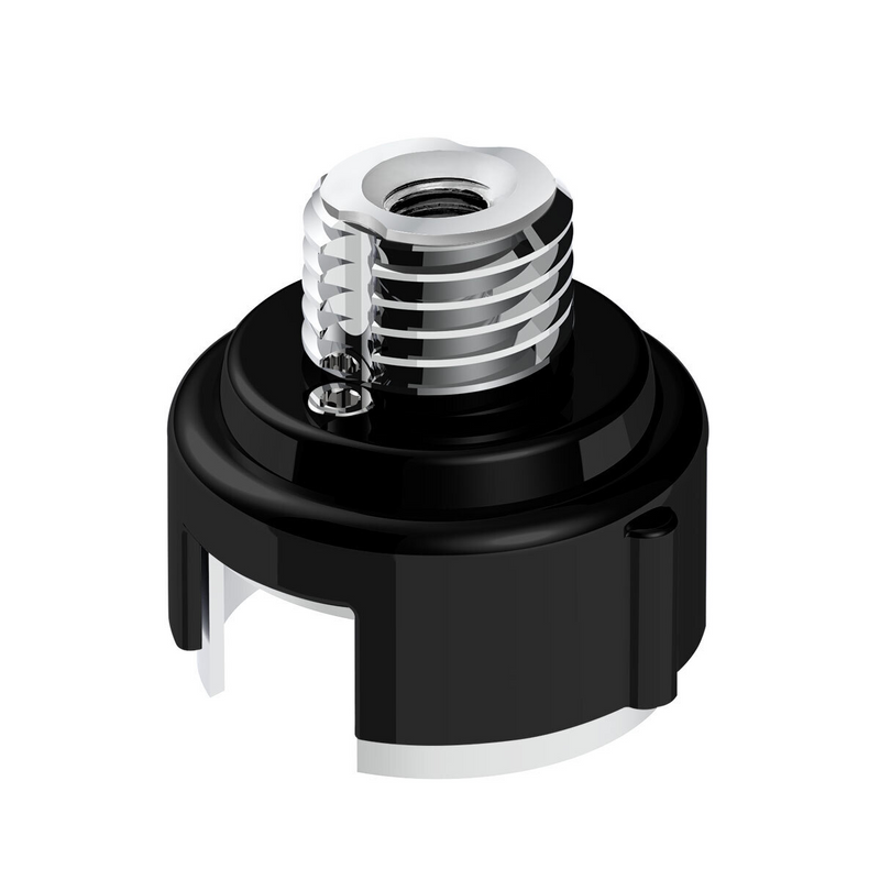 United Pacific M30X3.5 Thread-On Gearshift Adapter W/LED Mount For Eaton-Fuller 13/15/18 Speed-Candy Black 71059