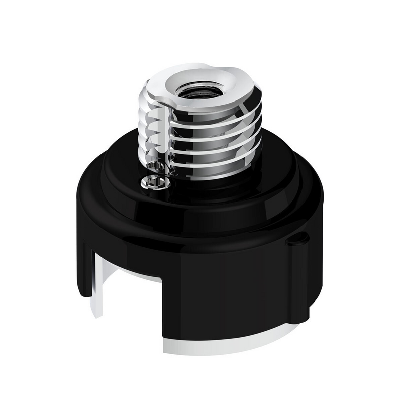 United Pacific M30X3.5 Thread-On Gearshift Adapter W/LED Mount For Eaton-Fuller 13/15/18 Speed-Matte Black 71060