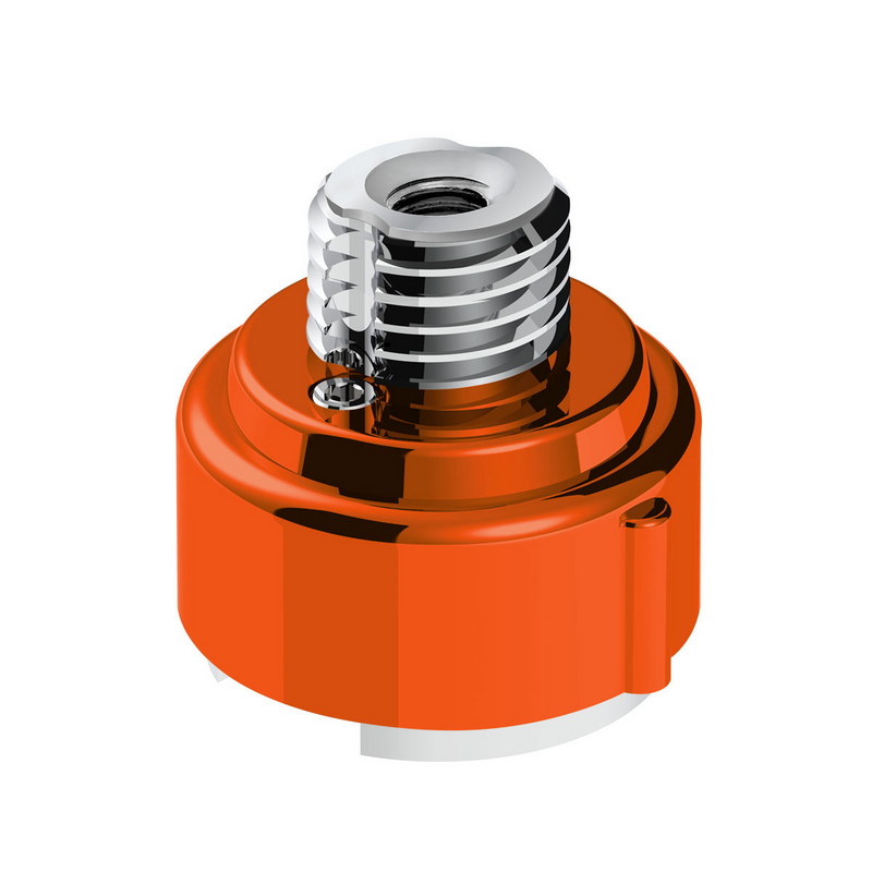 United Pacific M30X3.5 Thread-On Gearshift Adapter W/LED Mount For Eaton-Fuller 9/10 Speed -Cadmium Orange 71061