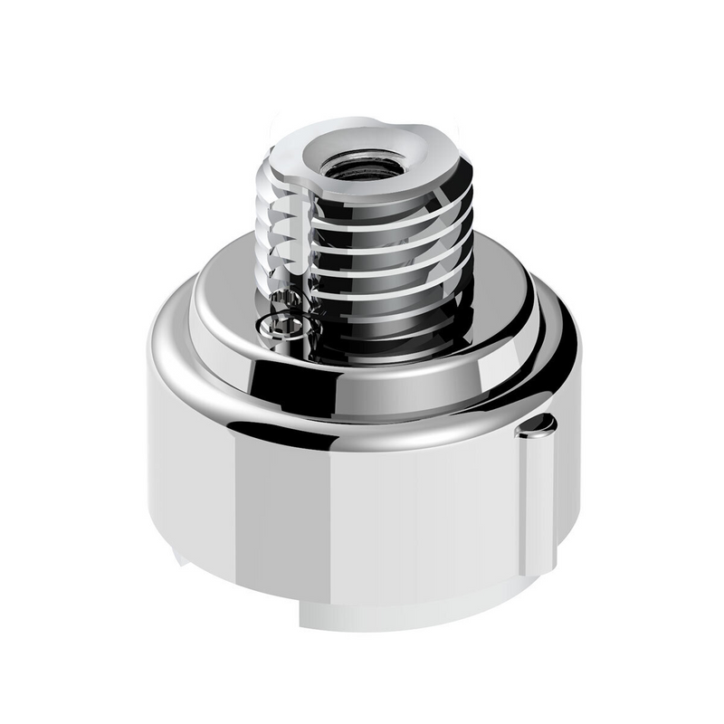 United Pacific M30X3.5 Thread-On Gearshift Adapter W/LED Mount For Eaton-Fuller 9/10 Speed -Liquid Silver 71065