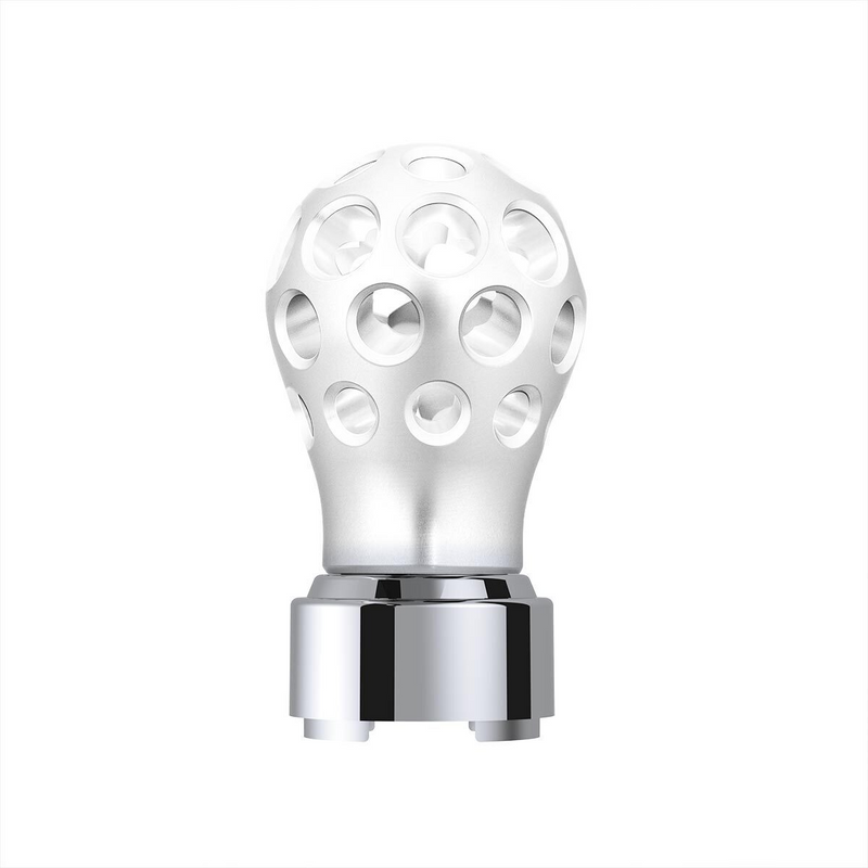 United Pacific Thread-On Annodized Phoenix Style Ball Gearshift Knob With LED 9/10 Speed Adapter-White LED 71091