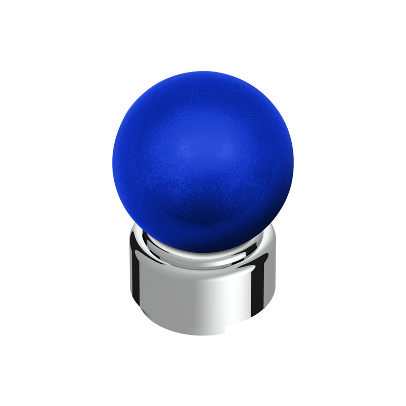 United Pacific Thread-On Bristol Style Gearshift Knob with 9/10 Speed Adapter-Indigo Blue 71102