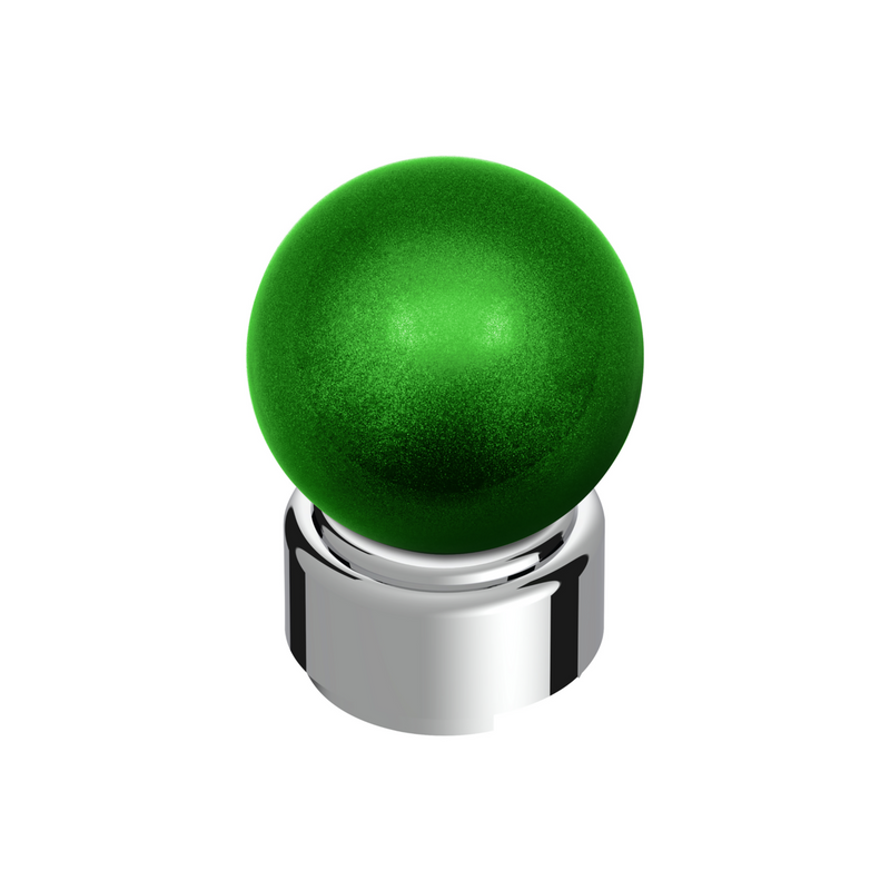United Pacific Thread-On Bristol Style Gearshift Knob with 9/10 Speed Adapter-Emerald Green 71103