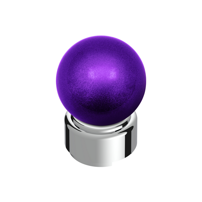 United Pacific Thread-On Bristol Style Gearshift Knob with 9/10 Speed Adapter-Candy Purple 71105