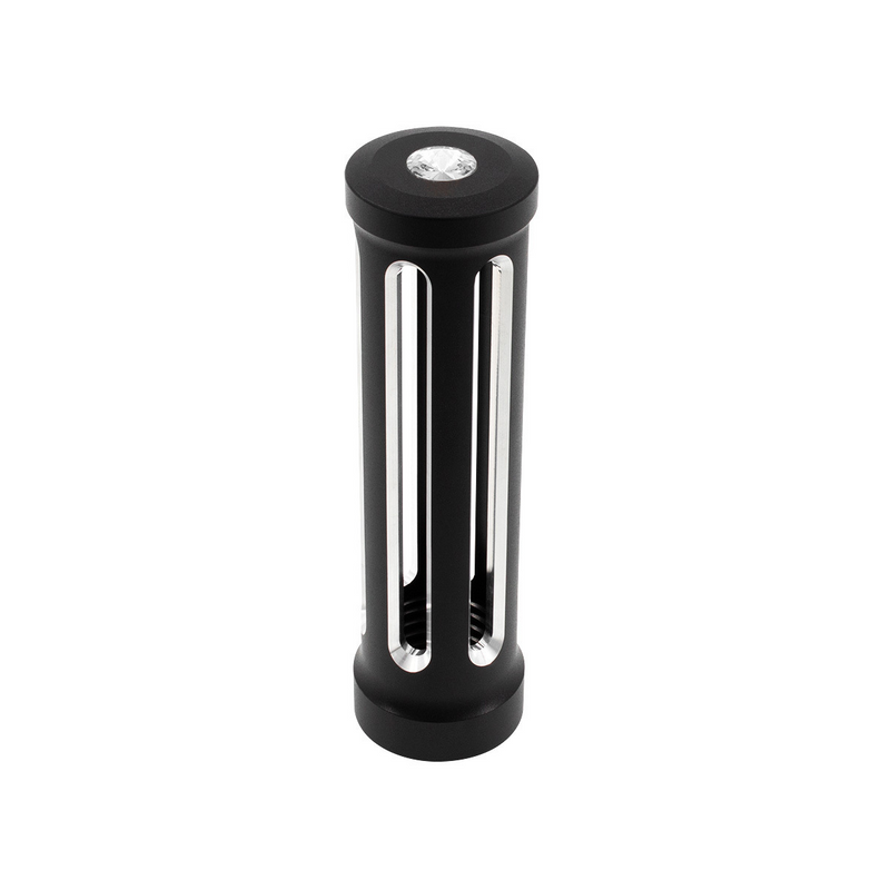 United Pacific M30X3.5 Thread-On Sonoma Style Gearshift Knob-Clear Crystal/Matte Black 71130