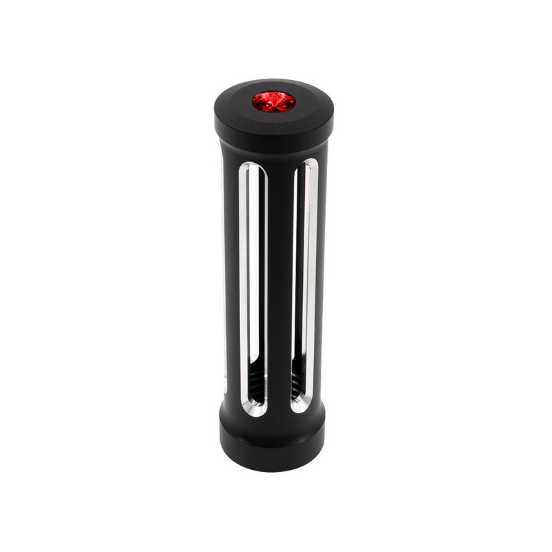 United Pacific M30X3.5 Thread-On Sonoma Style Gearshift Knob-Red Crystal/Matte Black 71133