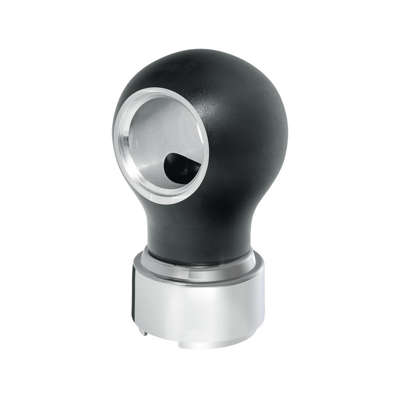 United Pacific Thread-On Charlotte Style Gearshift Knob With 9/10 Speed Adapter-Matte Black 71161